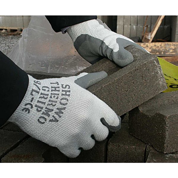 Showa Thermo Grip 451 Fleece Lined Grip Gloves - Image 3