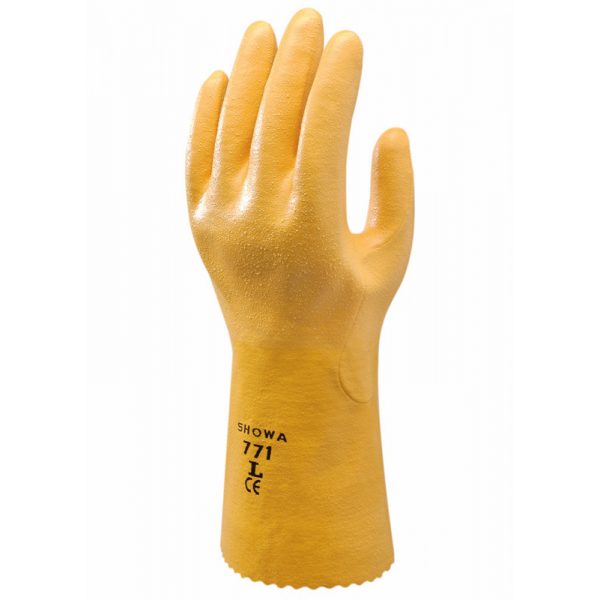 Showa 771 Nitrile Oil Resistant Gauntlets