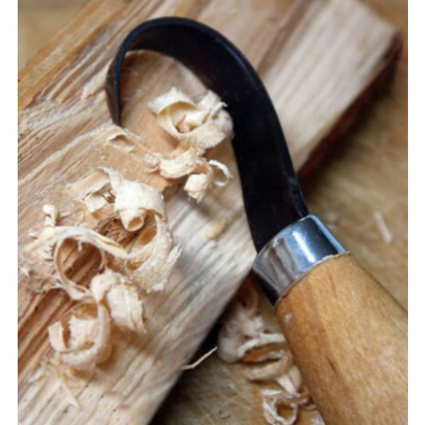 Mora 164 S - Stainless Steel spoon carving right handed hook tool Made in Sweden - Image 2