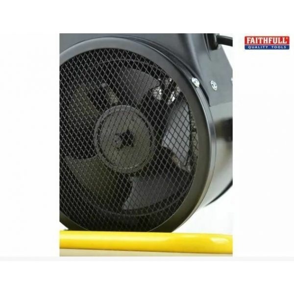 2KW Electric Fan Heater Tilting Space Air Warmer Workshop Garage 240v - Image 4