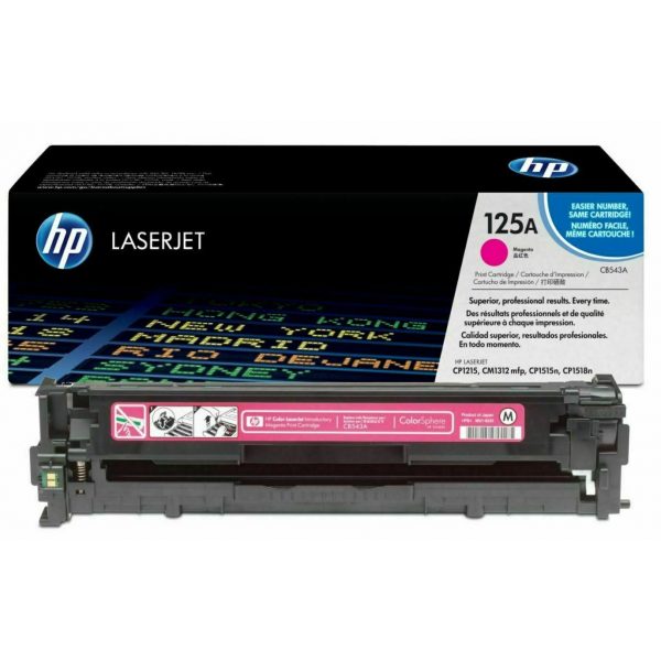 Genuine HP CB543A (125A) Magenta Toner Cartridge FREE DELIVERY