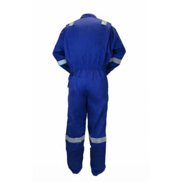 WENAAS ROYAL BLUE AMBASSADOR FIRE RETARDANT BOILERSUIT HI VIZ FR COVERALL - Image 3