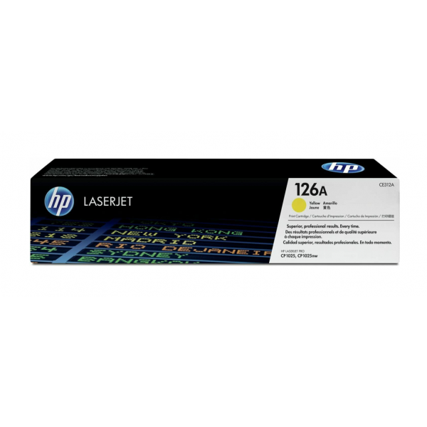 HP LaserJet 126A CE312A Yellow Toner Cartridge For LaserJet Pro CP1025/CP1025nw
