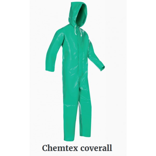 CHEMICAL COVERALL CHEMTEX SIOEN BOTLEK COVERALL GREEN[Large]