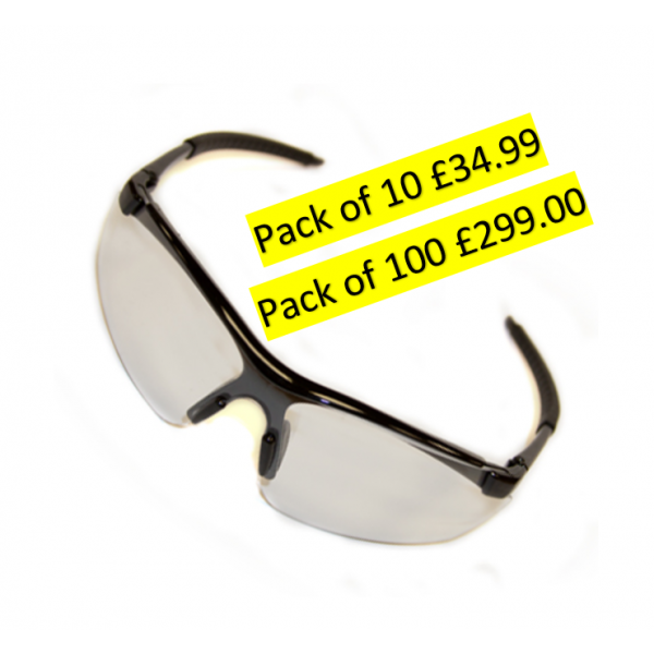 Safety Glasses Clear Lens Anti-Fog Anti-Scratch[10x PACK]