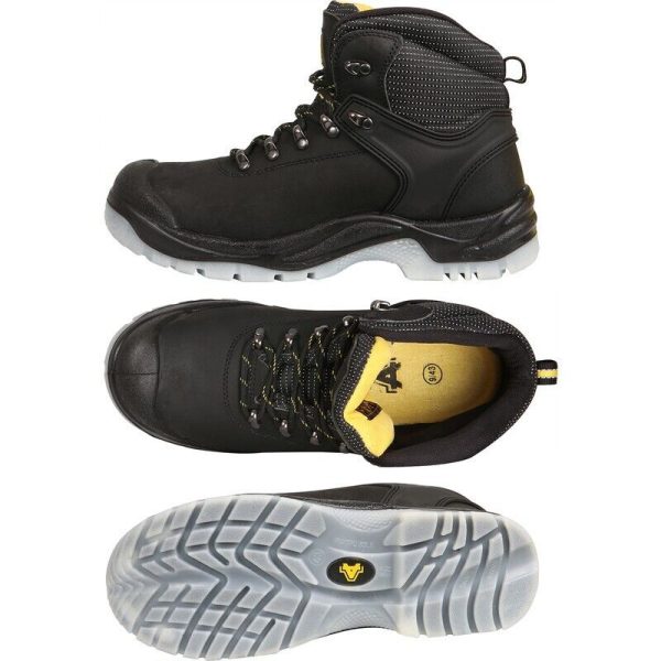 New Black Amblers safety boots size 4 FS199